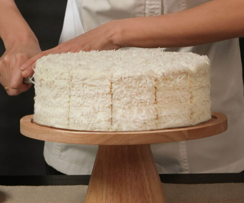 Coconut Crepe Cake